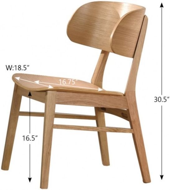 Winners Only® Uptown Natural Oak Barrel Back Dining Side Chair-3