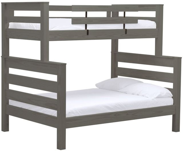 Crate Designs™ Furniture TimberFrame Graphite Twin XL/Full XL Bunk Bed-0