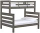 Crate Designs™ Furniture TimberFrame Graphite Twin XL/Full XL Bunk Bed-0