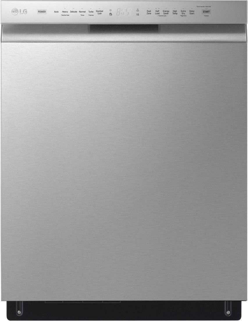 LG 24" PrintProof™ Stainless Steel Front Control Built In Dishwasher