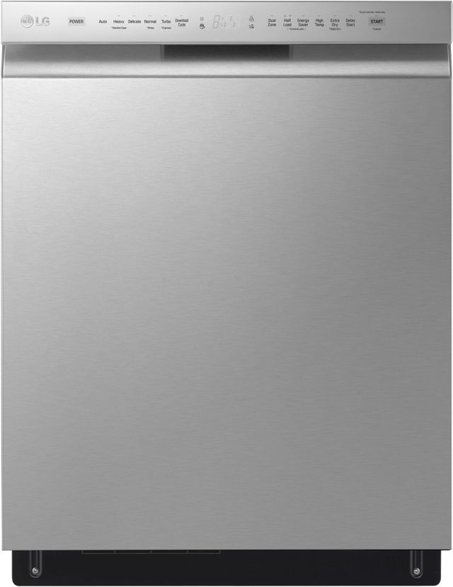 LG 24" PrintProof™ Stainless Steel Front Control Built In Dishwasher