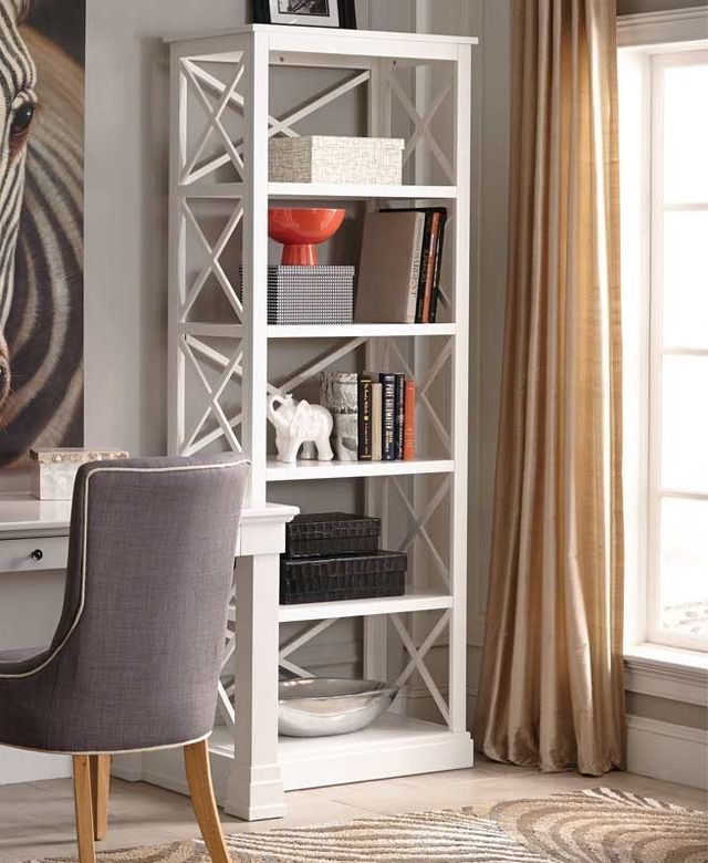 Coaster® Johansson Antique White Bookcase-1