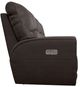 La-Z-Boy® Cassian Dark Chocolate Leather Power Reclining Sofa with Headrest-3