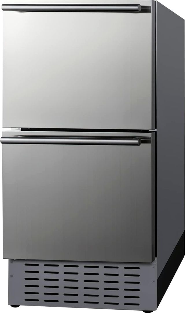 Summit® 3.4 Cu. Ft. Stainless Steel Refrigerator Drawer -1