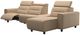 Stressless® by Ekornes® Emily 4-Piece Beige Medium 126" Power Reclining Right-Arm Facing Chaise Sectional-1
