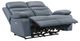 Homelegance® Hancock Blue Power Double Reclining Loveseat-4