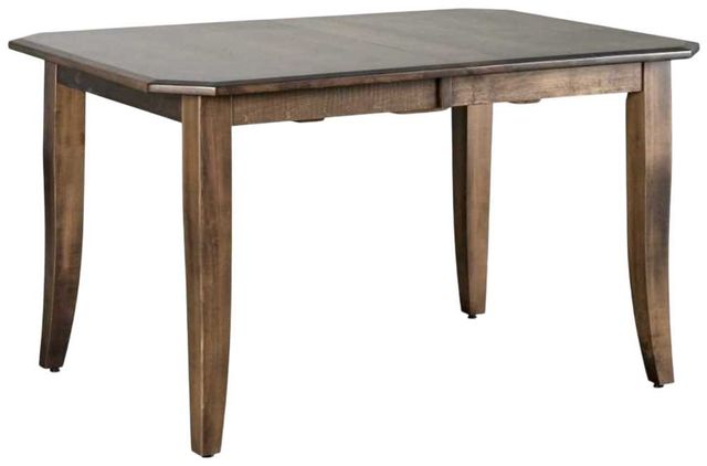 Country View Woodworking Customizable Make It Your Way 3 Dining Table with 4 Self Store Leaves-0