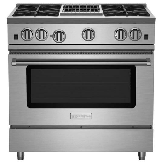 BlueStar® RNB Series 36" Color Match Pro Style Gas Range-0
