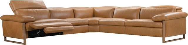 Hooker® Furniture Ready-Made Upholstery Jericho 5-Piece Dallas Toffee Power Reclining Sectional-1