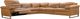 Hooker® Furniture Ready-Made Upholstery Jericho 5-Piece Dallas Toffee Power Reclining Sectional-1