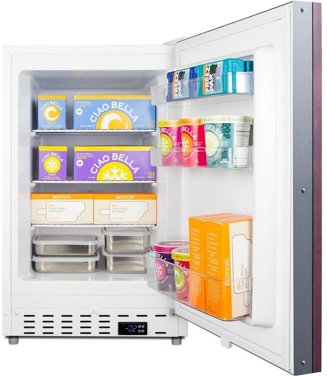 Summit® 20" 2.7 Cu. Ft. Panel Ready Built In Undercounter Freezer-2