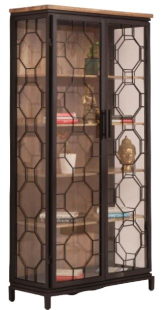 Jaipur Furniture Mariani Black Tall Cabinet-0