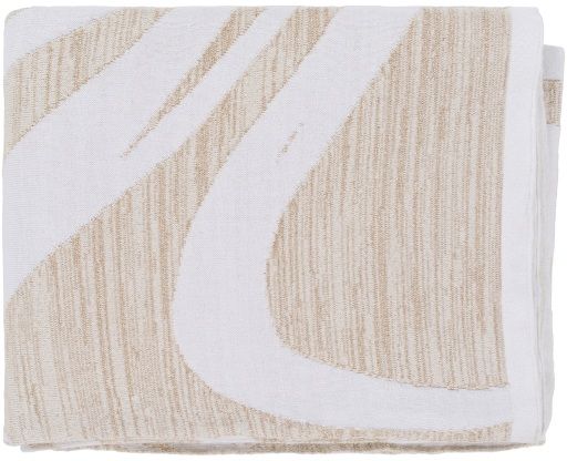 Surya Skyros Beige 50"x60" Throw Blanket-0