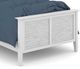John Thomas Furniture® Hampton High Tide Chalk/White 90 Degree Twin Bed-1