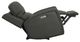 Flexsteel® Linden Charcoal Power Swivel Gliding Recliner with Power Headrest, Lumbar, Heat and Massage-5