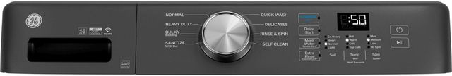 GE® Carbon Graphite Front Load Washer and Electric Dryer Laundry Pair-5