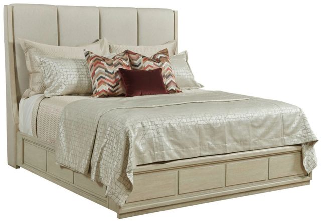 American Drew® Lenox Siena Alabaster California King Upholstered Panel Bed-0