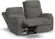 Flexsteel® Penn Coal Power Reclining Loveseat with Power Headrests and Lumbar-1