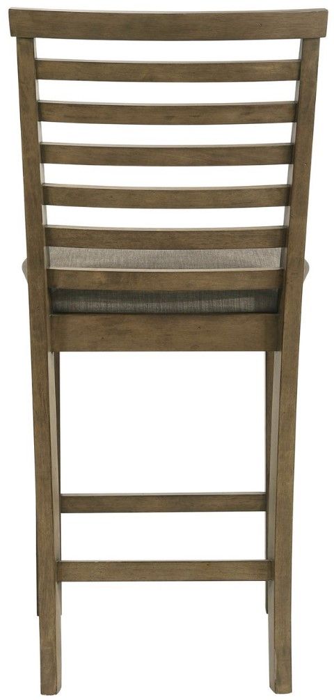 Liberty Furniture Brook Bay Gray/Sandstone Upholstered Ladder Back Counter Chair-4