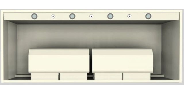 Vent-A-Hood® Designer Series 60" Biscuit Wall Mounted Range Hood-3