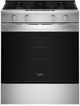 Whirlpool® 30'' Stainless Steel Smart Slide-In Gas Range with Air Cooking Technology and Steam Clean-0