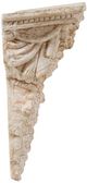 A & B Home Antique White Wall Shelf-2