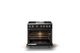 Viking® 5 Series 36" Onyx Pro Style Dual Fuel (LP) Range with Brushed Brass Trim-1