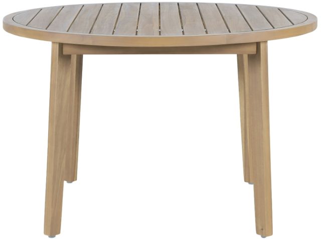 New Classic® Home Furnishings Arden Natural Wicker Outdoor Patio Dining Table-2