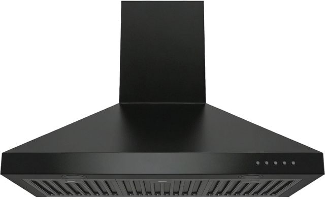 Hauslane Chef Series 36" Matte Black Wall Mounted Range Hood-0