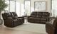 Bassett® Furniture Club Level Aberdeen Walnut Power Reclining Sofa-3
