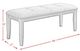 Elements International Everdeen Charcoal/Gray Dining Bench-1