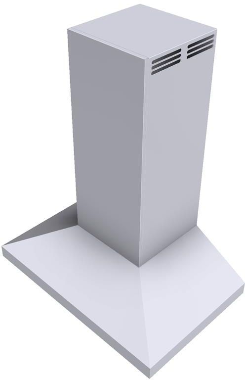 Vent-A-Hood® 30" White Air Recover System (ARS) Euro-Style Duct-Free Wall Mounted Range Hood-1