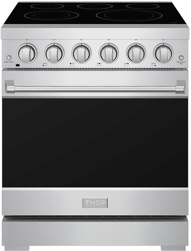 Thor Kitchen Gordon Ramsay Series 30" Stainless Steel Pro Style Electric Range with Precision Knob Control & Stainless Steel Hardware-0