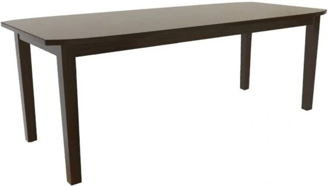 Mavin Customizable 60" Boat Extendable Dining Table with 2 Leaves-0