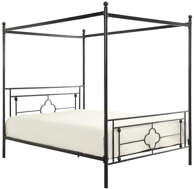 Mazin Furniture Hosta Queen Canopy Bed-1