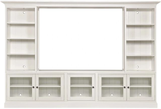 Hammary® Structures White Quintuple Display Entertainment-0