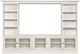 Hammary® Structures White Quintuple Display Entertainment-0