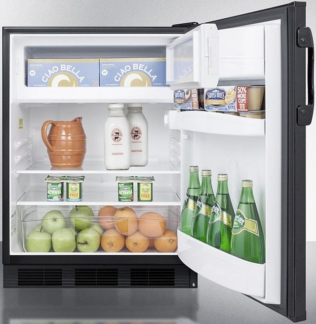 Accucold® by Summit® 24" 5.1 Cu. Ft. Black Compact Refrigerator-3
