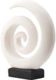 A & B Home White Spiral Scuplture-2