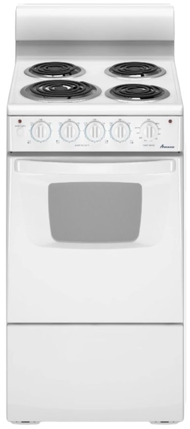 Amana® 20" White Freestanding Electric Range-0