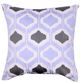 A & B Home Benton Periwinkle Blue/Steel Gray 18"x20" Throw Pillow-0