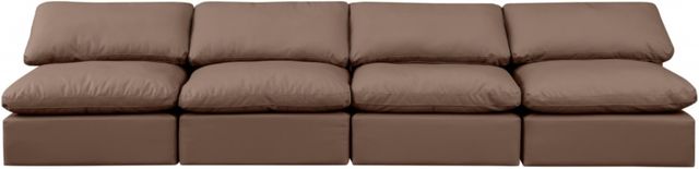 Meridian Furniture Indulge 4-Piece Brown Sofa-1