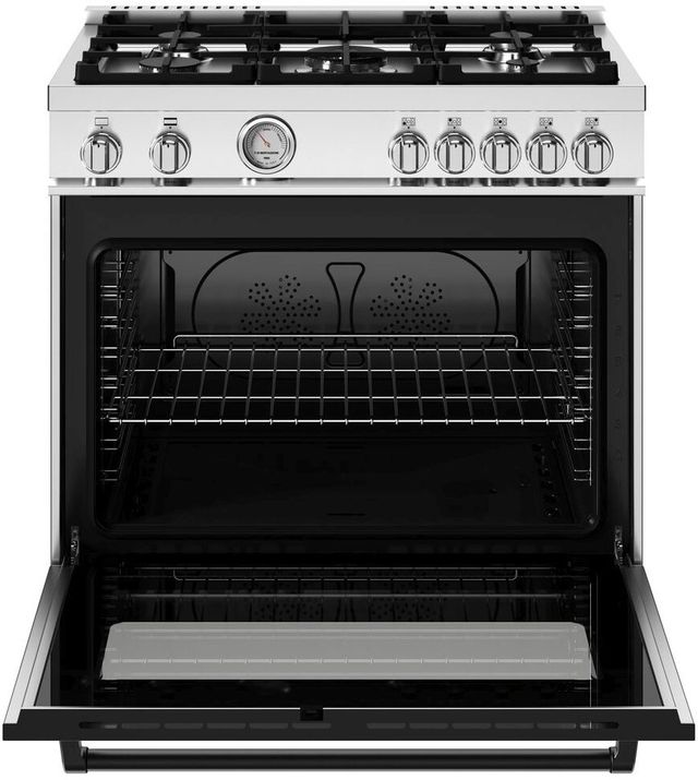 Bertazzoni Master Series 36" Fingerprint Resistant Stainless Steel Pro Style Gas Range-1