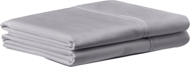 Tempur-Pedic® TEMPUR-Adapt® Luxe 2-Piece Cool Gray Egyptian Cotton Queen Pillow Cases-0