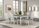 Furniture of America® Pendola 7-Piece Rustic White Dining Table Set-0