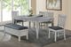 ECI Furniture Summer Winds Gray/White Mission Style Back Chair-3