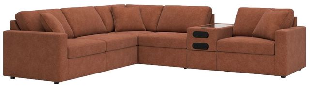 Signature Design by Ashley® Modmax 6-Piece Spice L-Shape Sectional with Audio Console-0