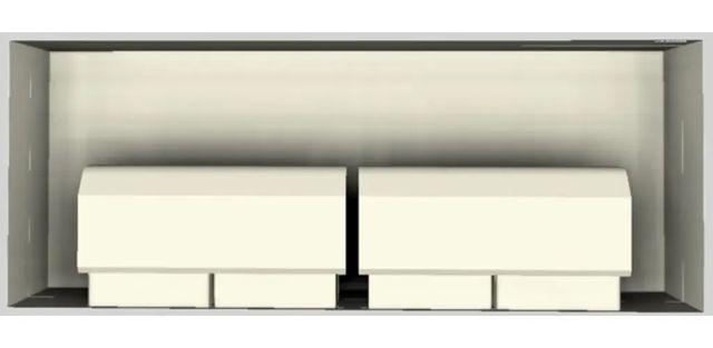 Vent-A-Hood® 54" Biscuit Contemporary Wall Mounted Range Hood-3