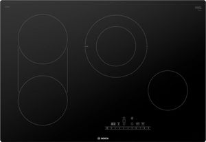 Front view of the Bosch® 800 Series 30" Black Electric Cooktop