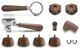 Lelit Bianca PL162T Dark Maple Wood Upgrade Kit-0